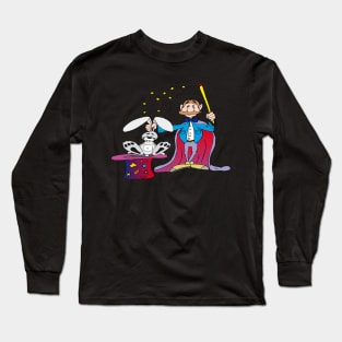 wizard with rabbit Long Sleeve T-Shirt
